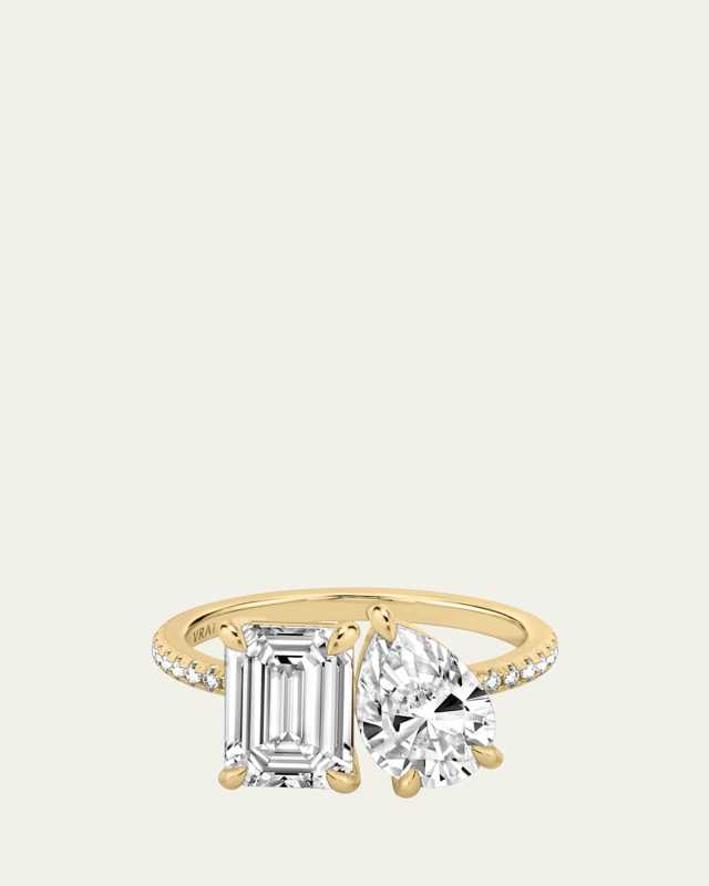 14K Gold Toi Moi Lab Grown Diamond Ring, 3.00tcw